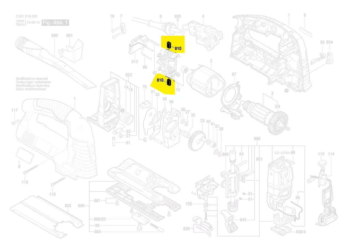 Balais charbon réf. 2 604 320 918 BOSCH